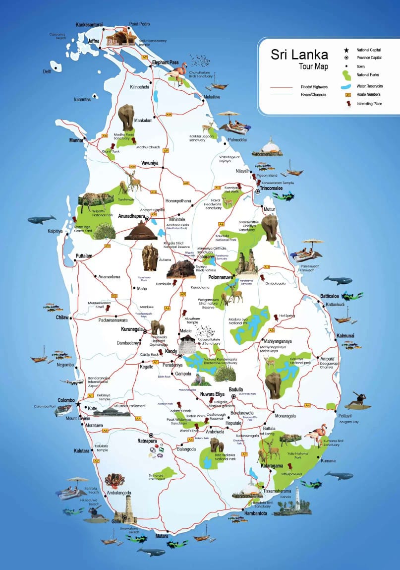 Sri Lanka Map